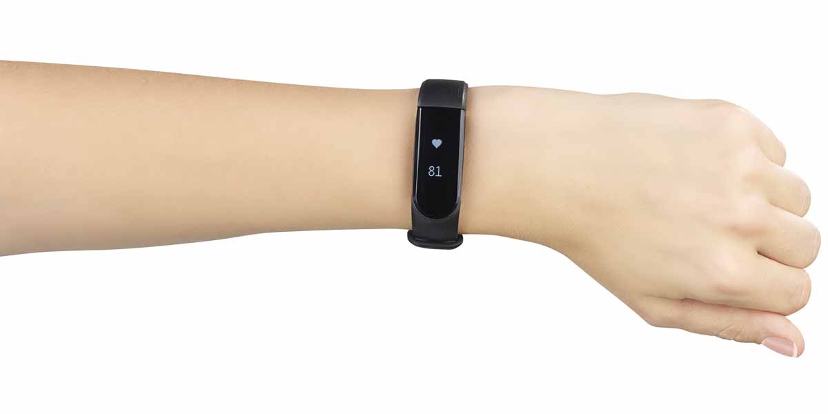 Nx 4286 26 newgen medicals fitness armband m. xl touch display nachrichten dyn herzfreq ipx7