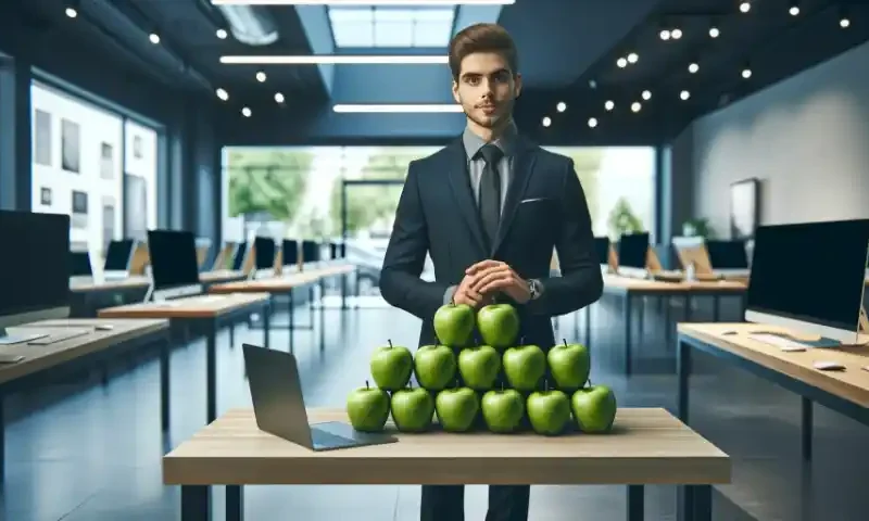 Apfel Verkäufer