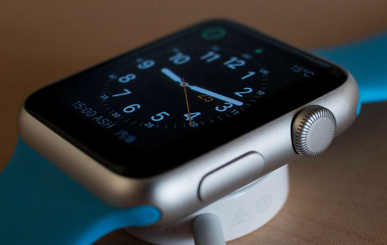 Die Abbildung zeigt eine Apple-Watch
