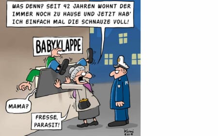 Klaus-Erwin wurde lästig