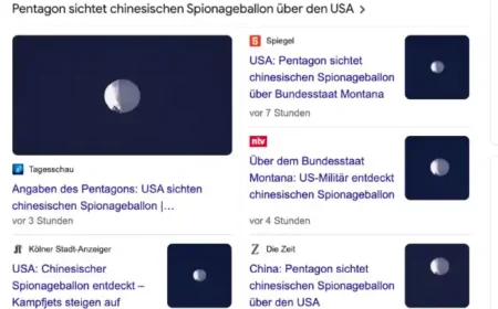 Spionageballon nur heiße Luft