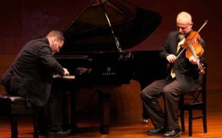 Lucian Ban und Mat Maneri bei Enjoy Jazz in Heidelberg