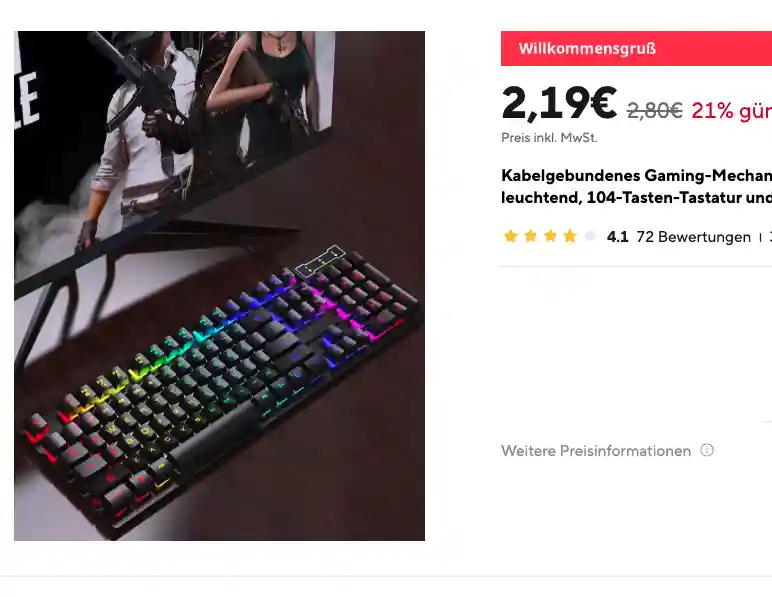 Billige tastatur