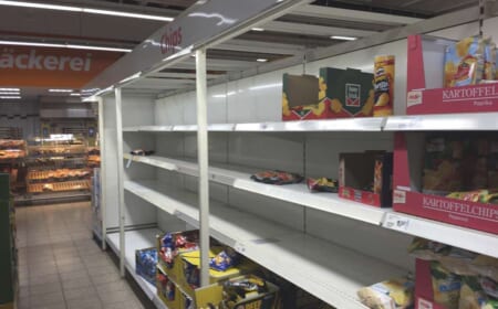 Einmal hin, nix ist drin. Zustände bei real,- wie im Spätkommunismus