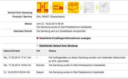 Ob DHL das heute schafft?