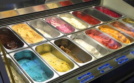 Eiscreme, lecker und verführerisch