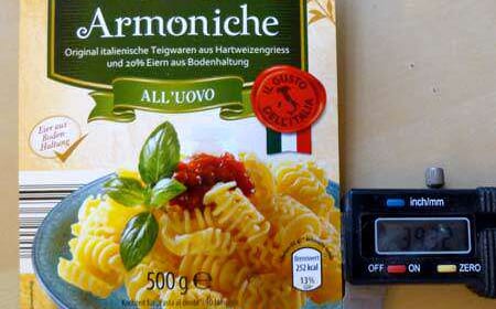 Fremdkörper in Cucina Armoniche Nudeln von ALDI Süd