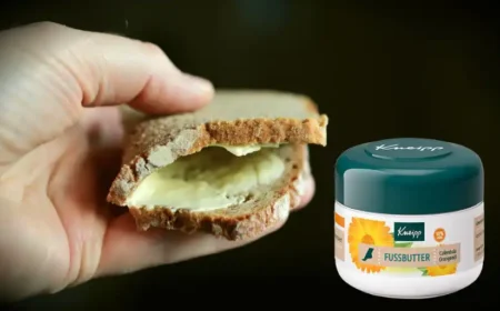 Hm, lecker, Fußbutter