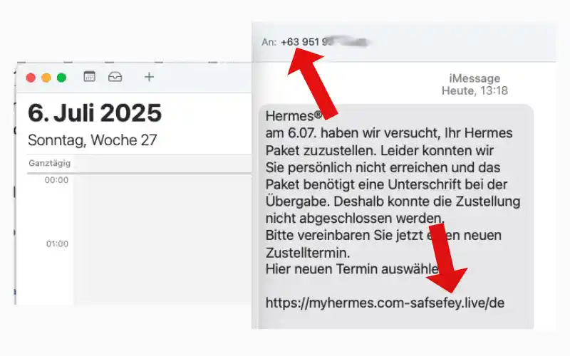 Hermes betrug