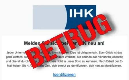 Warnung vor betrügerischen IHK-Mails