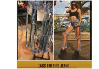 Jeans fetzen