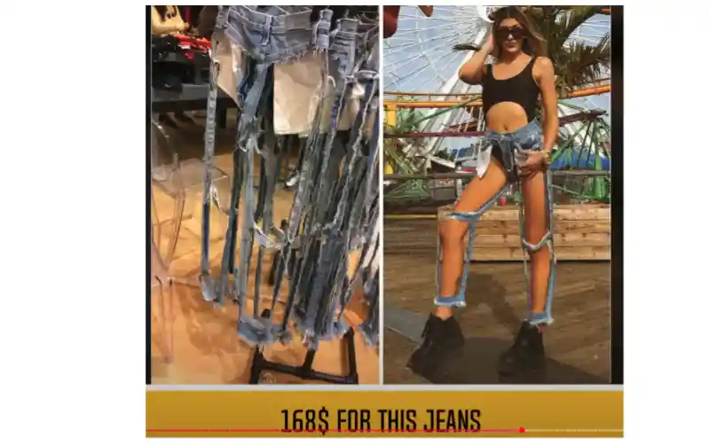 Jeans fetzen