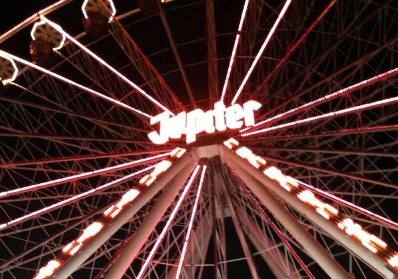 Jupiter riesenrad eigenesfoto