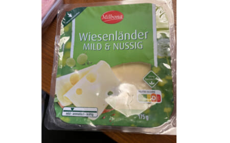 Mogelpackung Käse von Milbona LIDL