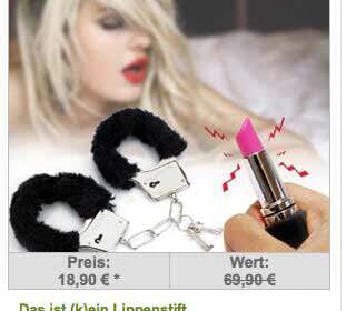 Muss man ja wissen: Das ist kein Lippenstift!