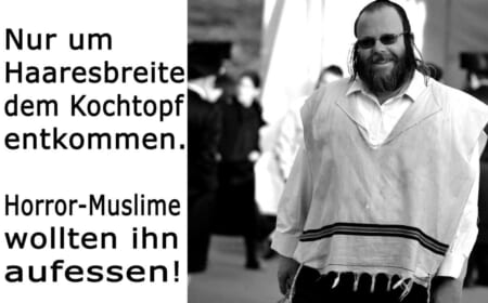 Flüchtlinge wollten lomoexuellen Juden essen!!!