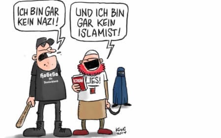 Du, Opfer Du! Du Nazislamist!
