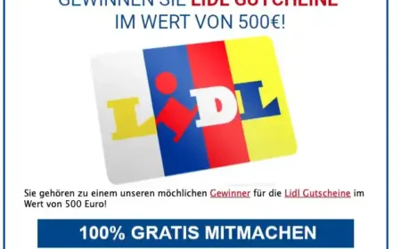 LIDL Gutchein – möchlich – BETRUG