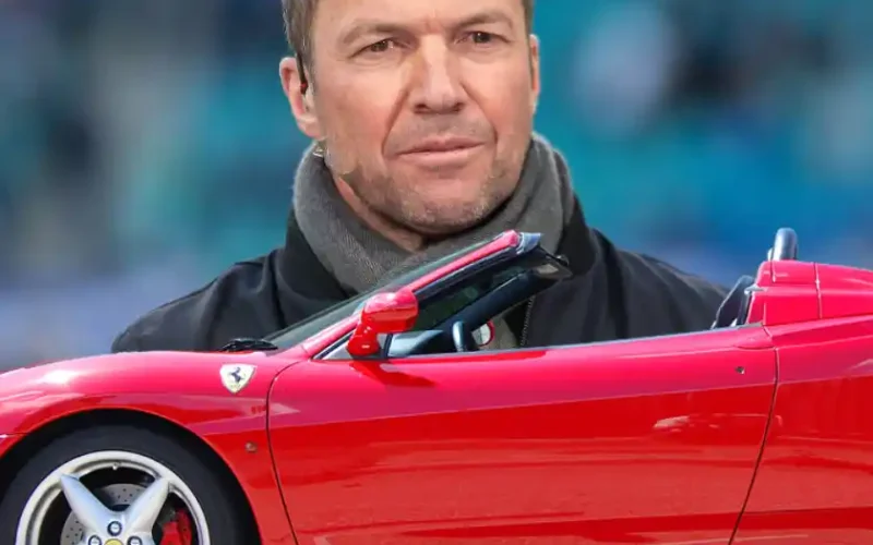 Lothar Matthäus und ein Ferrari