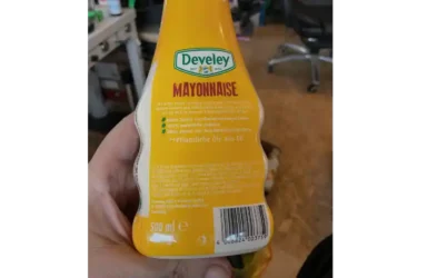 Eine Mayonnaisenflasche