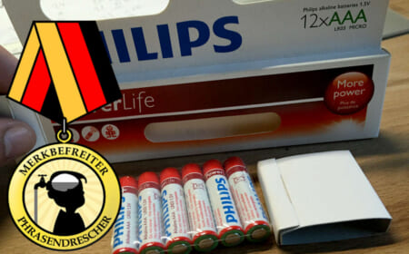 Mogelpackung PHILIPS Batterien