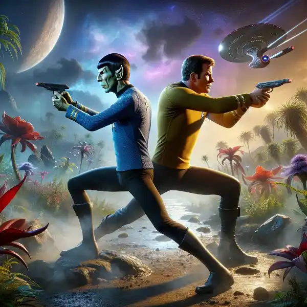 Mr. Spock und Captain Kirk