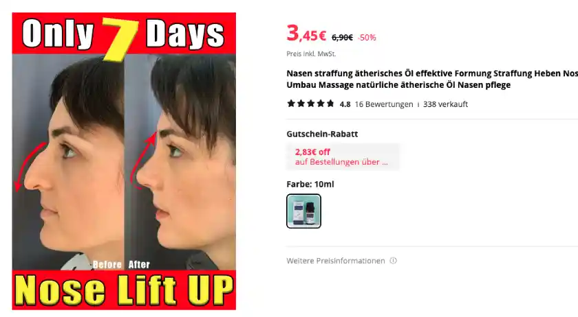 Erspart jede Nasen-OP