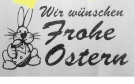 Frohe Ostern!
