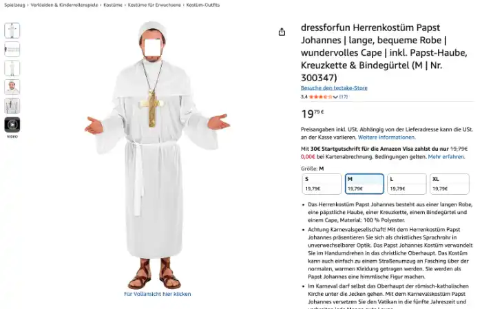Papstkostuem