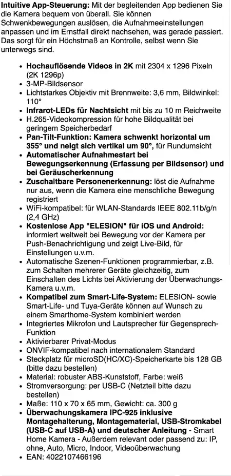 Pearl onvif leider nicht
