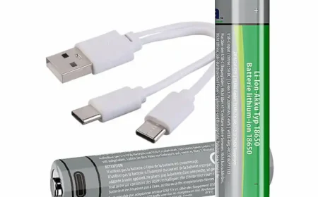 Pearl: Li-Ion Akkus mit USB-C Anschluss