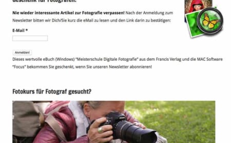 Fotografieren lernen mit der Fotoschule Roskothen