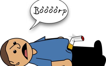 Wenn Männer vorzeitig rülpsen