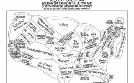 Die ultimative US-Landkarte für Film- und Fernsehfans