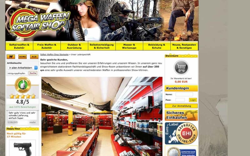 mega waffen softair shop