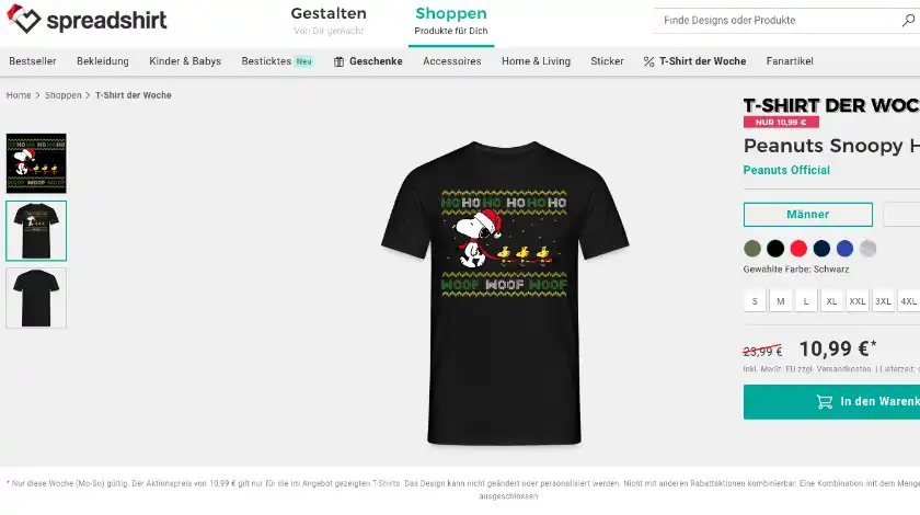 Spreadshirt – Da fühle ich mich gerade etwas verarscht