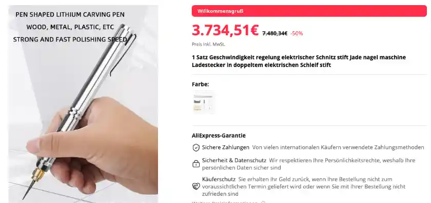 Aus Sternengold gefertigt