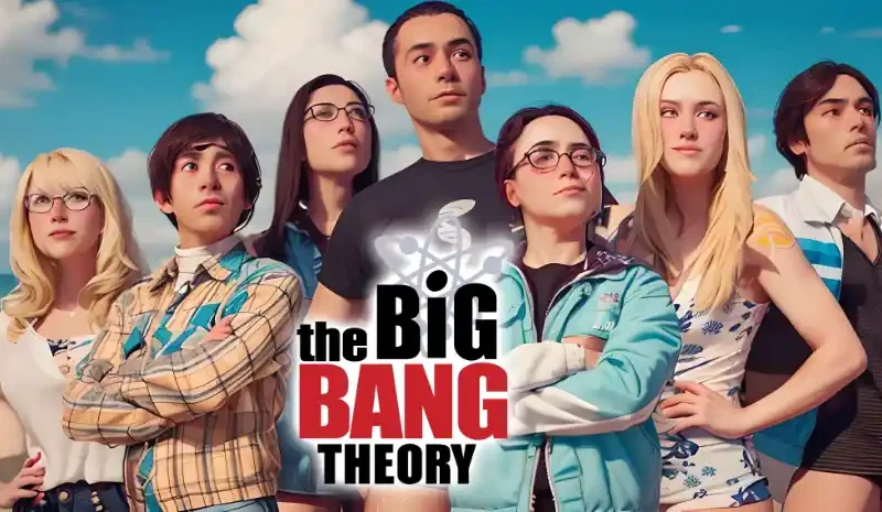 Skizze der Darsteller von The Big Bang Theory