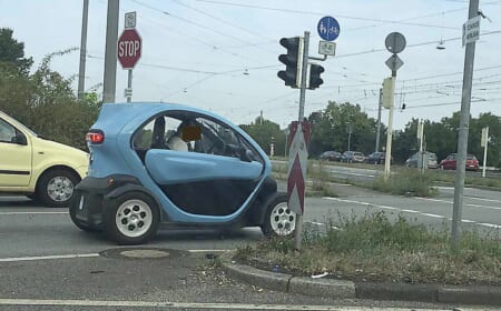 Echtes Verkehrshindernis und auch noch verboten