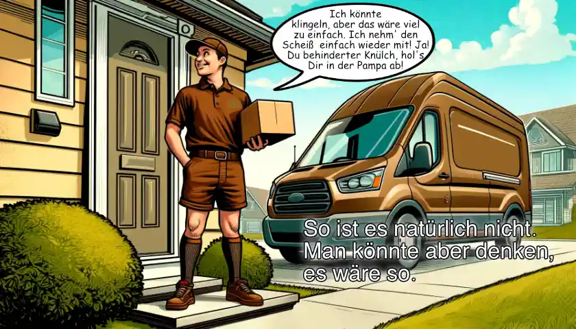 UPS – Ich hab die Schnauze voll!