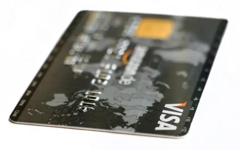 Bild einer VISA-Kreditkarte