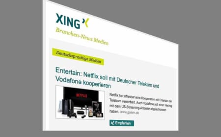 Xing-Newsletter: Den lese ich gerne