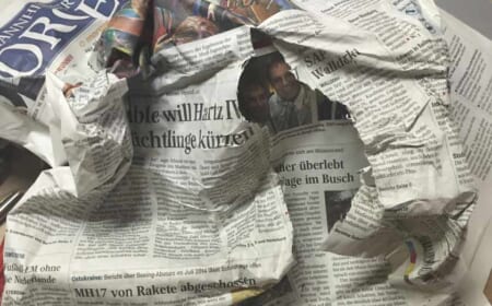Zeitungslieferung mal anders